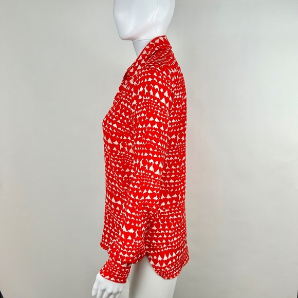 Stella McCartney Gabel Heart Print Silk - Picture 2 of 7